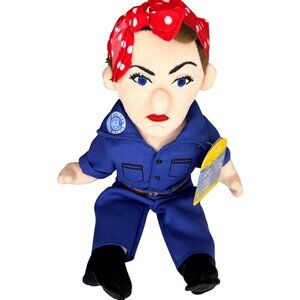 Little Thinkers Rosie The Riveter Plush Doll Unemployed Philosophers Guild New